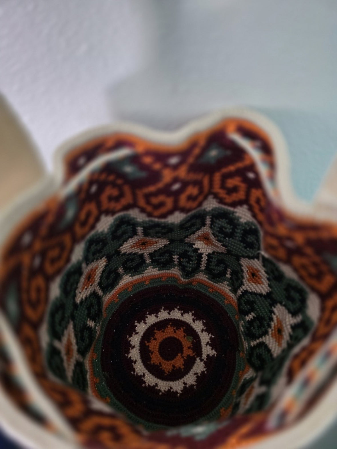 Jungle Mosaic - Medium Wayuu Mochila Bag - RO14