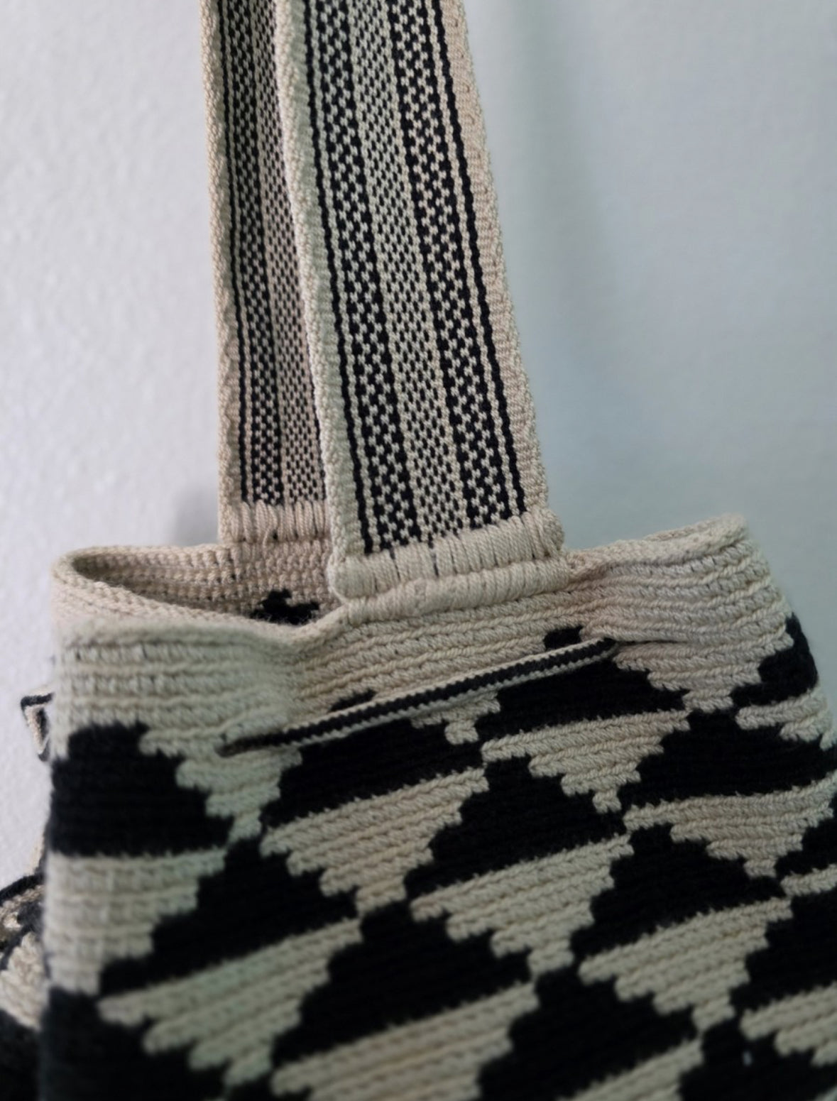 Shadow Peaks - Authentic Handmade Wayuu Mochila Bag