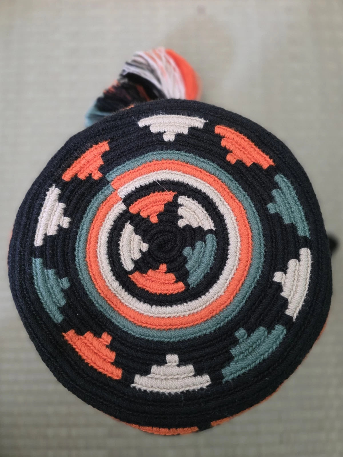 Earth Meets Fire - Authentic Wayuu Mini Mochila