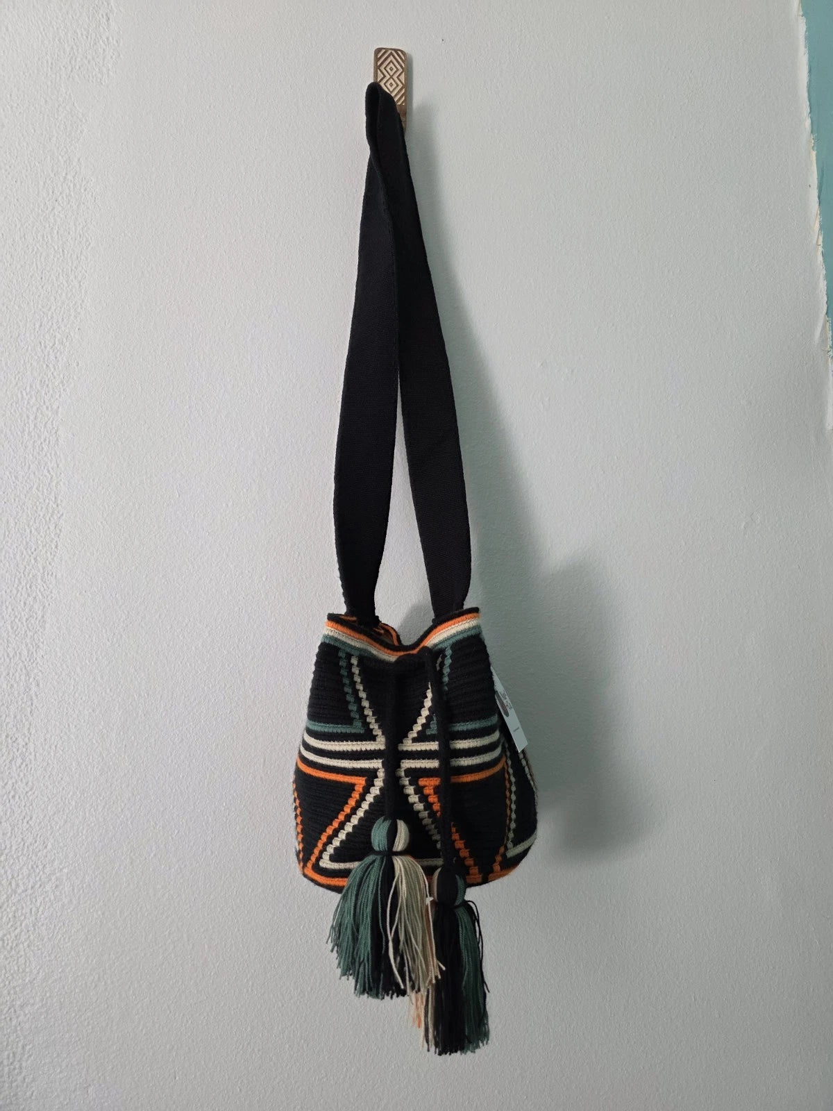 Earth Meets Fire - Authentic Wayuu Mini Mochila